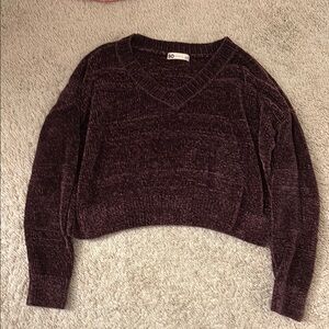 SO Maroon Soft Knit Sweater